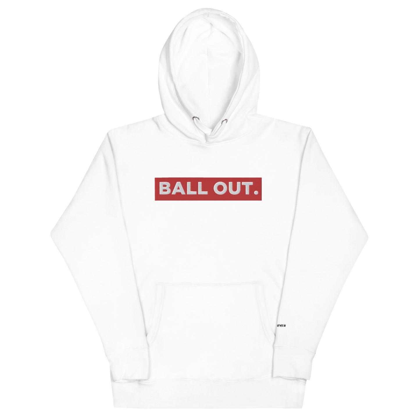 Ball Out Red Bar Hoodie